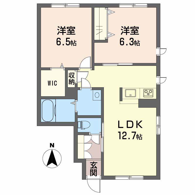 カーサレジオ　Ａ棟 A102号-3