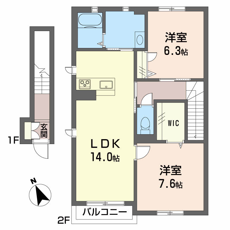 ガルテンＭＡＳＡＫＩ　Ｂ棟 B0201号-16