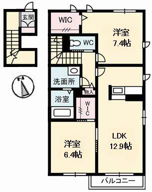 グランドール川口　Ｂ棟 B201号-16