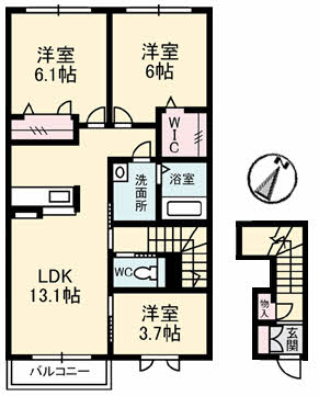 カーサ・ヴィアソーレ　Ａ棟A0202-2