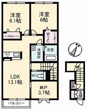 カーサ・ヴィアソーレ　Ａ棟A0202-2