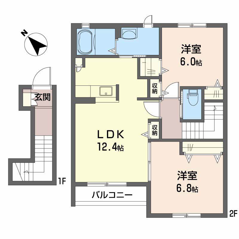 デセンテコートHMC B棟 B0201号-16