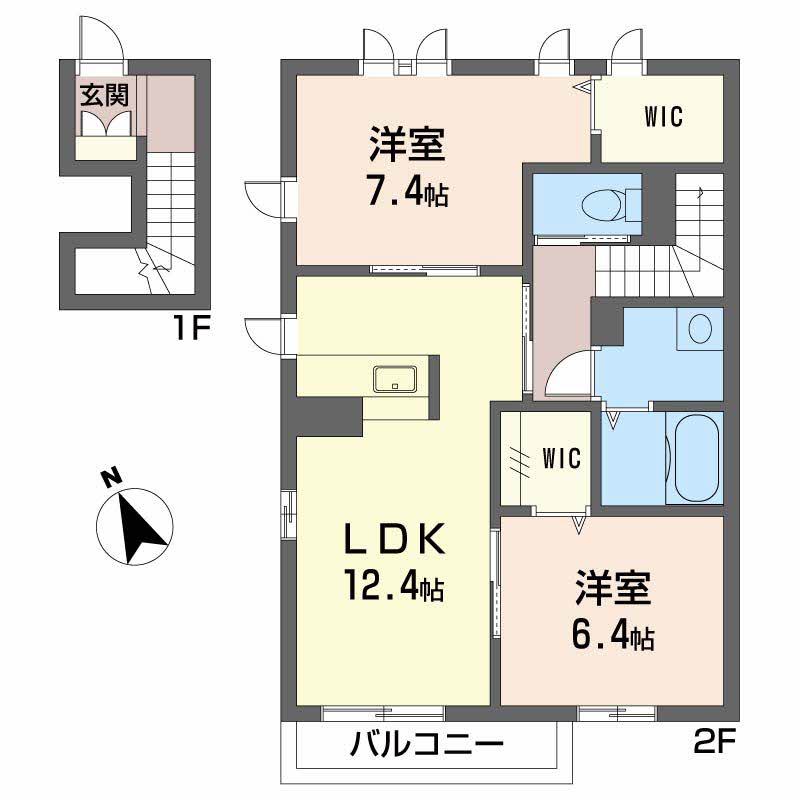 シャーメゾン城西　Ａ棟A0202-2
