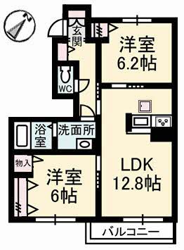 シャーメゾン　ラ・フルールA0102-2