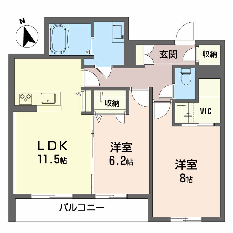 シャーメゾン初月Ⅱ　Ｂ棟B0207-2