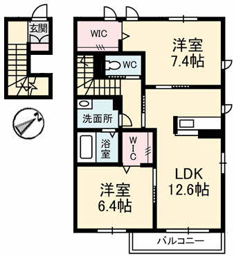 シャーメゾン郡家　Ｃ棟 C201号-14