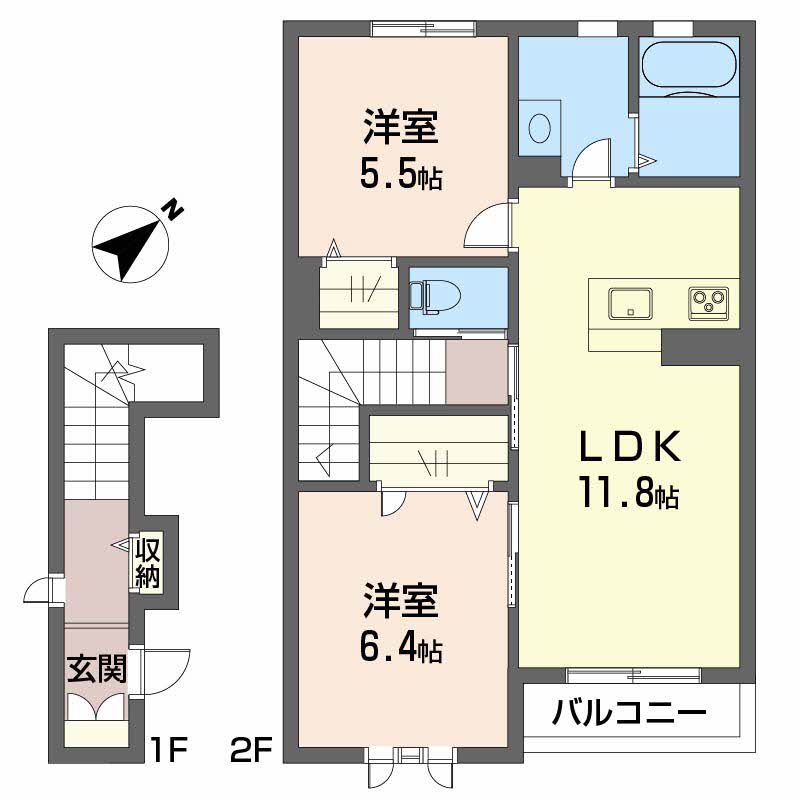 シャーメゾン　レーヴ秋桜A0201-2
