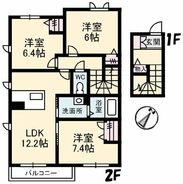 メゾン・ド・プルメリアⅠA0202-2