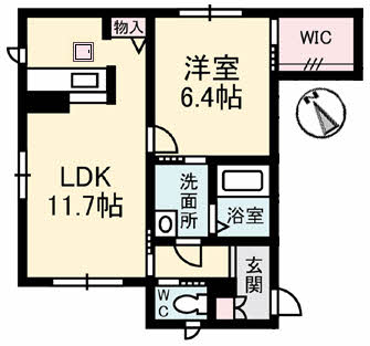 シャーメゾン坂本　２番館103-2