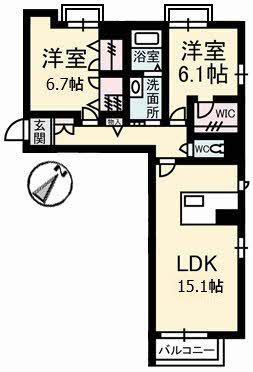ガーデンズ多治米　Ｃ棟C0201-2