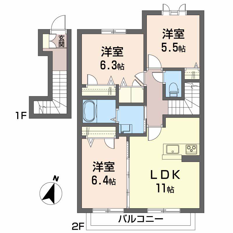 シャーメゾン　フォルトゥーナA0202-2