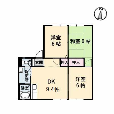 グリーンヒルズ泉川 D棟 D0101号-9