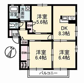 ペルレ A棟 A0202号-16