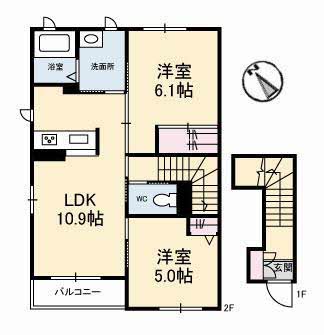 シャーメゾン富岡　Ａ棟 A0201号-16