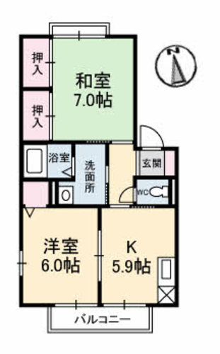コーポ中的場　Ⅵ棟0212-2