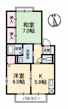 コーポ中的場　Ⅵ棟0212-2