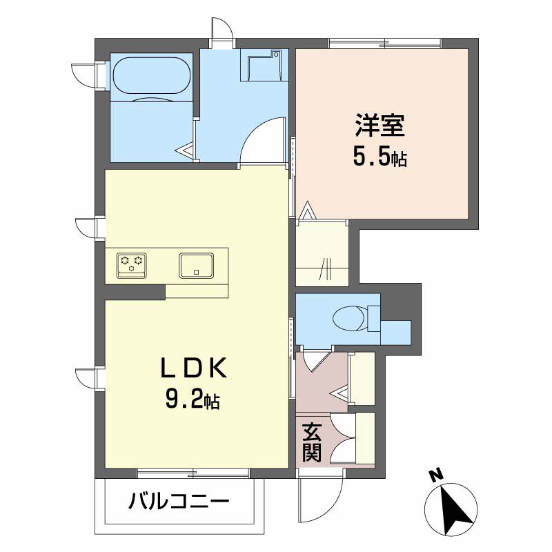 シルフィード山波　Ａ棟 A101号-14