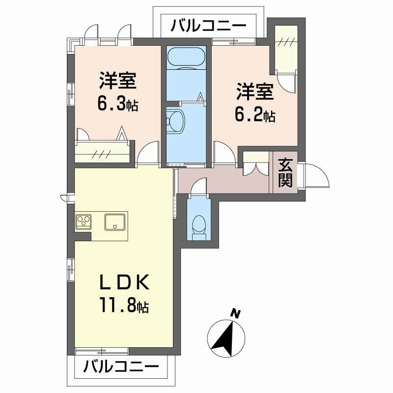 ベレオ庄町 203号-16