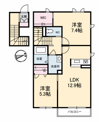 セレーナ　Ｂ棟 B0201号-2