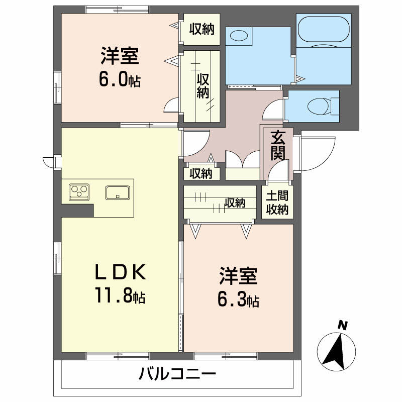 ベレオ新蔵201-2