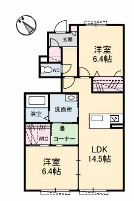 ラ・スリーズガーデン　Ｅ棟E0103-2