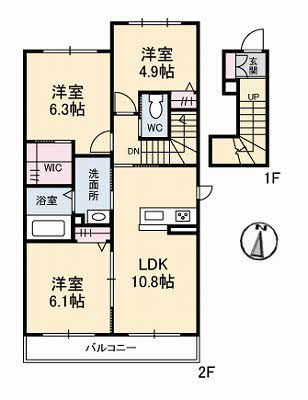 ラ・フィオーレⅡ A0201号-5