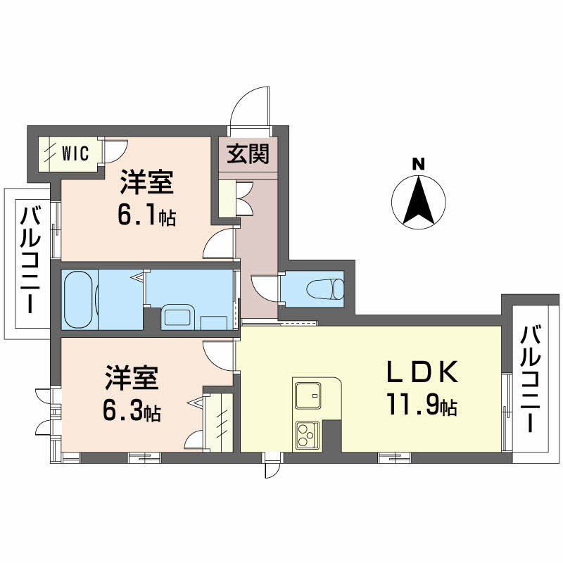 グランドベレオ田宮 301号-16
