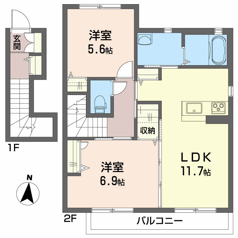 シャーメゾン ラディア A0203号-2
