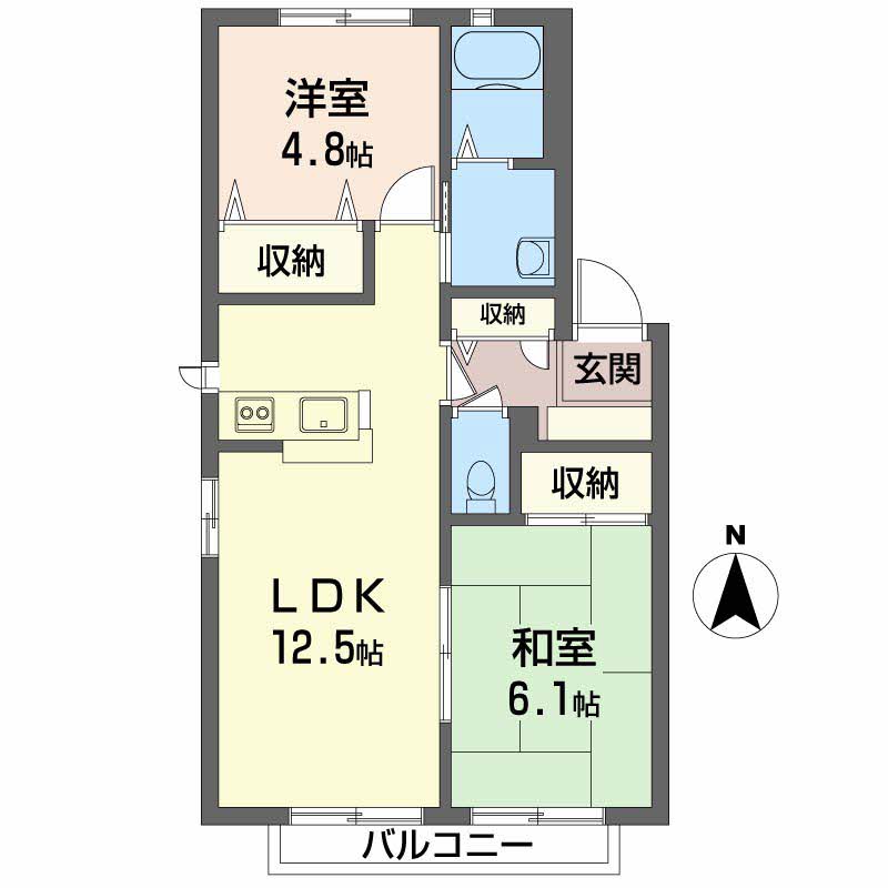 エクセルメゾン　Ｇ棟G202-2