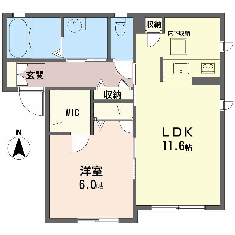 フルール白石102-2