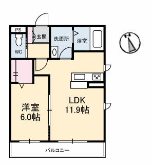 ベレオ亀岡 301号-16