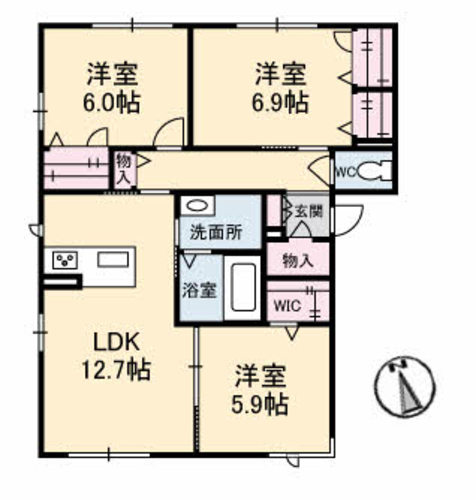 グランマスト　ベレオ林町　Ｂ棟B102-2