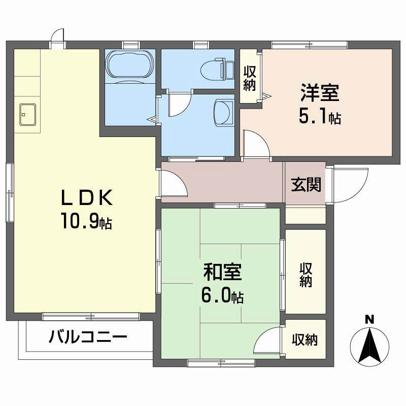 グリーン　ガーデン　Ｂ棟 B0101号-14