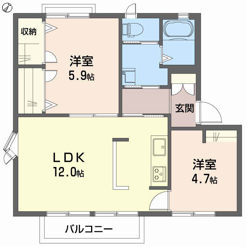 フレグランス天水Ｂ棟B0202-2