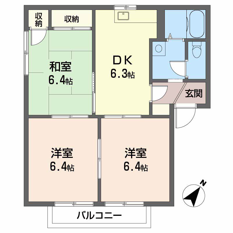 フレグランス真木　Ｂ棟B0203-2