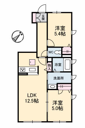 プロヌーブ生野原　Ｂ棟B101-2
