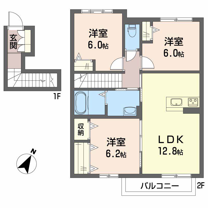 リバーサイド広古新開 A棟 A0203号-16