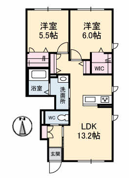 テラスコート船穂　Ｃ棟C0107-2