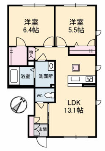 シャーメゾン　アルージュ 101号-16