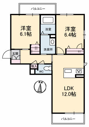シャーメゾン坂出 301号-16