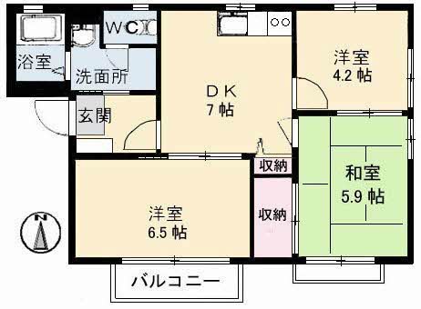 ルナール玉島　Ａ棟 A0202号-16