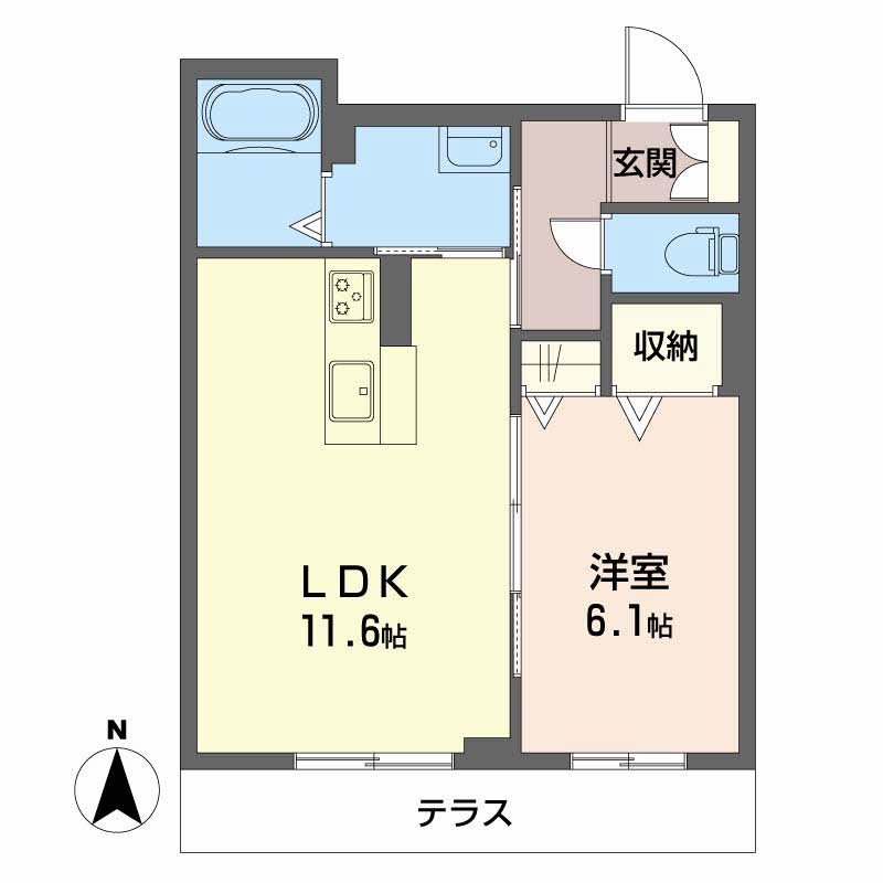 メゾンみくりな白石A0103-2