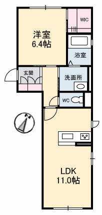 シャーメゾンソレイユ庭瀬A0101-2