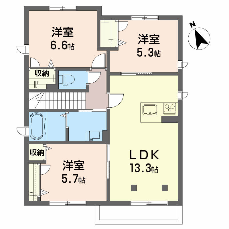 シャーメゾン　サン　フローリッシュ＋ｐｌｕｓ203-2