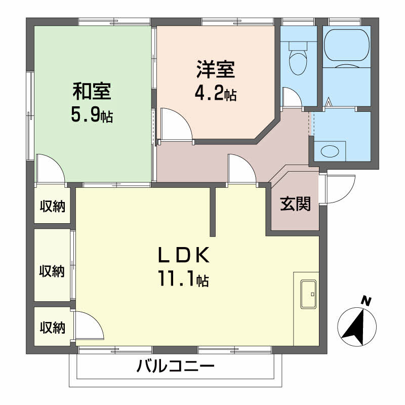 コーポラスやました　Ⅲ棟 C0301号-16