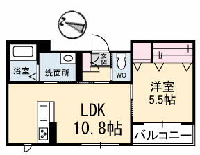 グランベレオ今津Ⅱ202-2