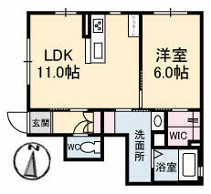 ラ・パルテール新屋敷Ⅲ A0101号-4