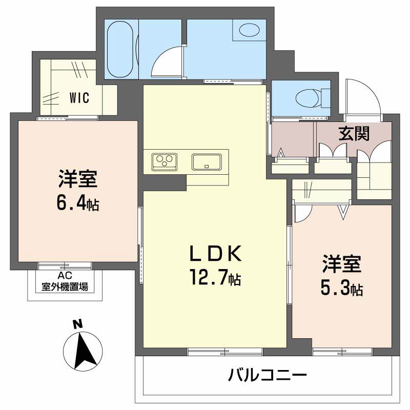 ベレオ昭和　Ｂ棟208-2