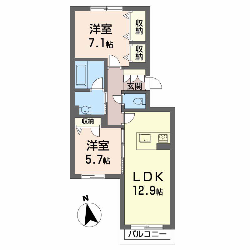 シャーメゾンサンフォレスト　Ｂ棟B0204-2