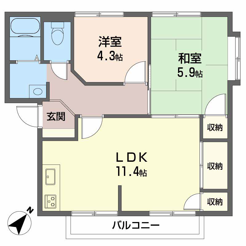 コートハウスコスモス　Ｃ棟C0101-2